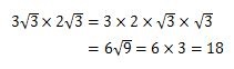 平方根のかけざんの問題の答え3