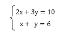 連立1次方程式の問題7（加減法）