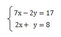 連立1次方程式の問題5（加減法）