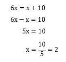 1次方程式の問題4の解き方と答え