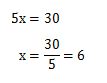 1次方程式の問題1の解き方と答え