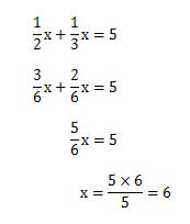 1次方程式の問題7の解き方と答え