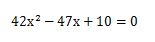 因数分解を使って2次方程式を解く問題8