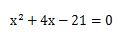 2次方程式を解の公式を使って解く問題5