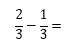 分数のひきざんの問題2