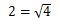 平方根の計算の式