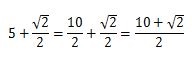 平方根のたしざんの問題の答え7