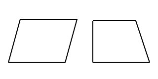どちらが平行四辺形かの説明