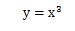 3次関数の式（xの3乗）