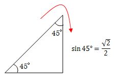 三角比の問題6（sin45°）の答え