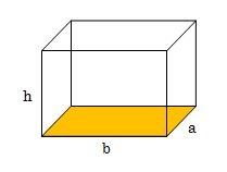 直方体の体積を求める説明
